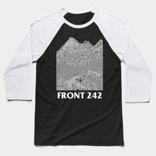 Front 242 //// Tribute Design Baseball T-Shirt